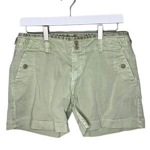 Gramicci Womens’ Hiking Shorts 6 Light Olive Green Vintage Y2K Pockets Cotton